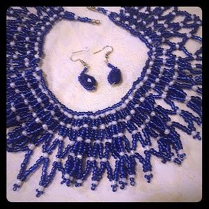Necklace made of beads.